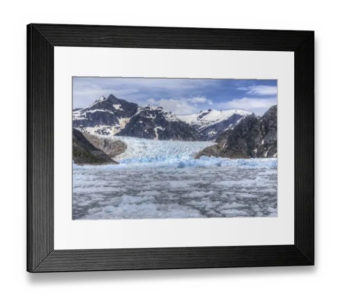 Framed Print : Le Conte Glacier, Southernmost Glacier in North America, S. E. Alaska near Petersburg Framed Print : Le Conte Glacier, Southernmost Glacier in North America, S. E. Alaska near Petersburg