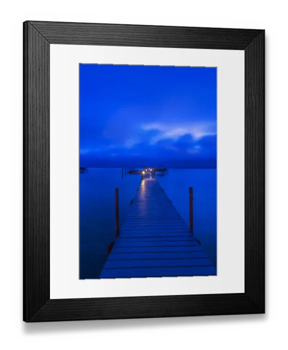 Framed Print : Florida, Sanibel, Private Dock at Dawn Framed Print : Florida, Sanibel, Private Dock at Dawn