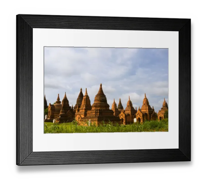 Framed Print : Ancient temple and pagoda at sunrise, Bagan, Mandalay Region, Myanmar Framed Print : Ancient temple and pagoda at sunrise, Bagan, Mandalay Region, Myanmar