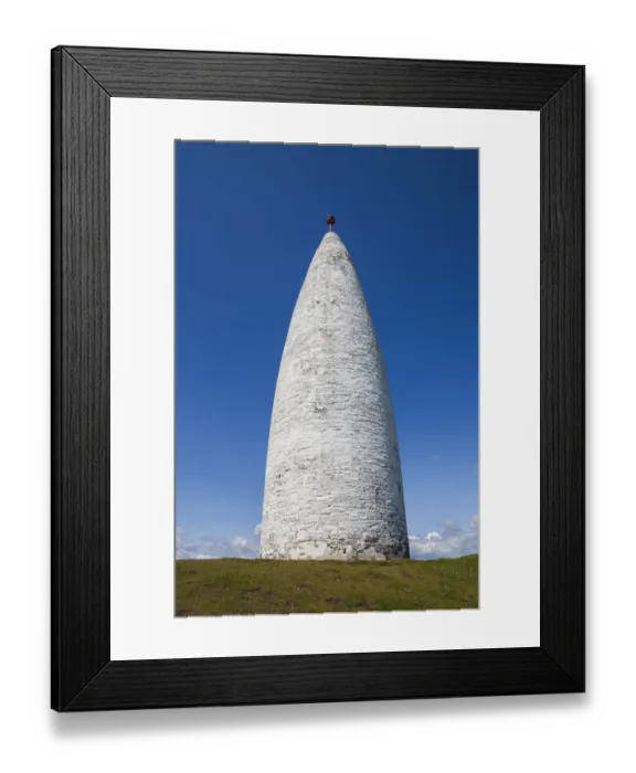 Framed Print : Ireland, County Cork, Baltimore, Lots Wife, harbor entrance beacon