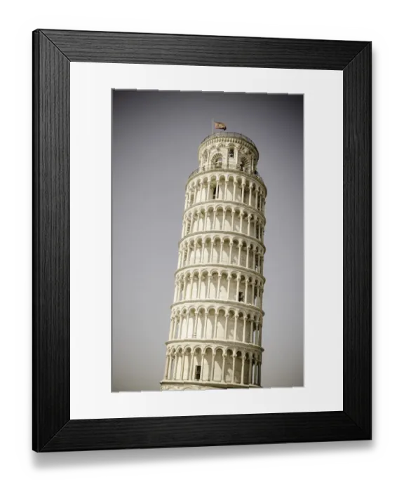Framed Print : The Leaning Tower of Pisa, Pisa, Tuscany, Italy