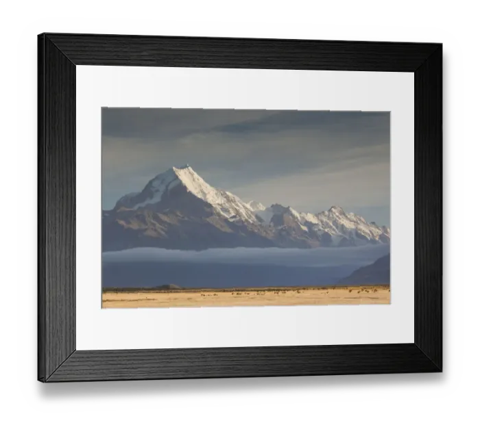 Framed Print : New Zealand, South Island, Canterbury, Aoraki-Mt. Cook National Park, Mt. Cook, dawn Framed Print : New Zealand, South Island, Canterbury, Aoraki-Mt. Cook National Park, Mt. Cook, dawn