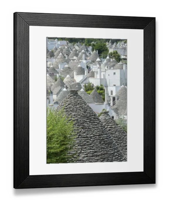 Framed Print : Trulli in Alberobello, Italy, Europe Framed Print : Trulli in Alberobello, Italy, Europe