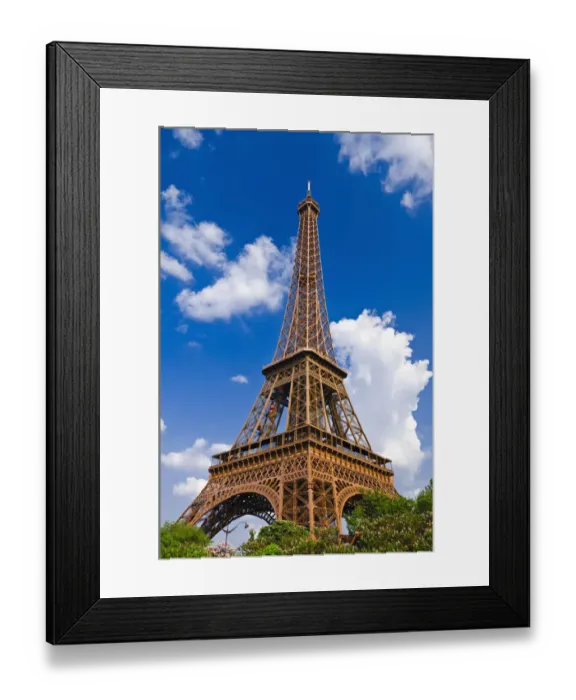 Framed Print : The Eiffel Tower, Paris, France