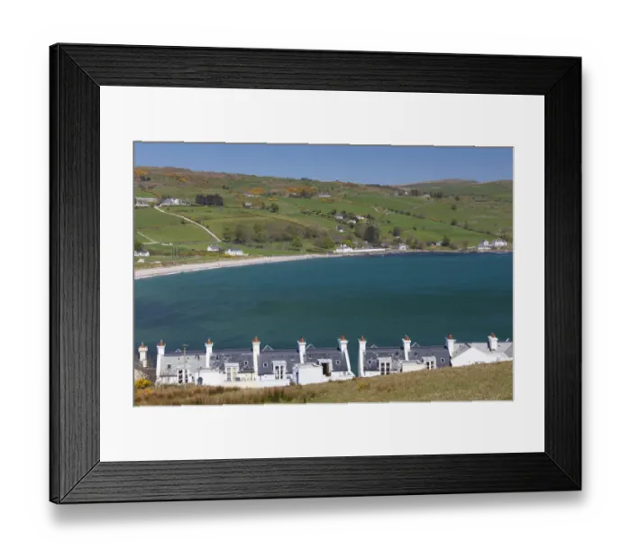Framed Print : UK, Northern Ireland, County Antrim, Cushendun of the famous Cornish-style cottages Framed Print : UK, Northern Ireland, County Antrim, Cushendun of the famous Cornish-style cottages