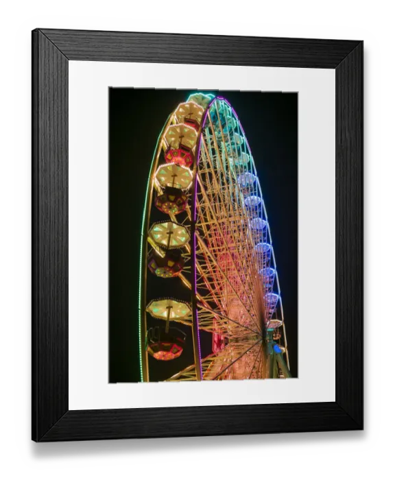 Framed Print : Belgium, Antwerp, Steenplein, Antwerp ferris wheel, dusk Framed Print : Belgium, Antwerp, Steenplein, Antwerp ferris wheel, dusk