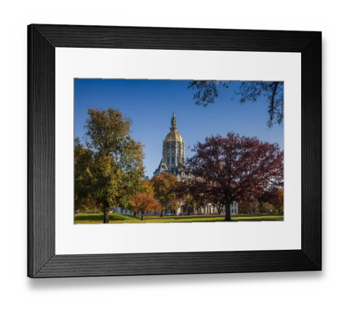 Framed Print : USA, Connecticut, Hartford of Connecticut State Capitol