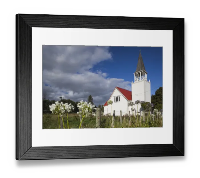 Framed Print : New Zealand, North Island, Wanganui, Putiki Church Framed Print : New Zealand, North Island, Wanganui, Putiki Church