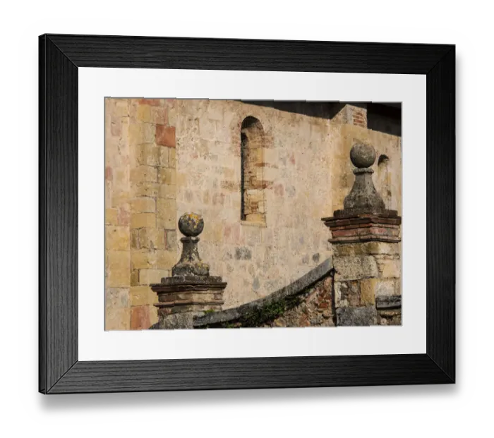 Framed Print : Europe; Italy; Tuscany; San Giovanni D Asso; Stairway in The small Tuscan town of Framed Print : Europe; Italy; Tuscany; San Giovanni D Asso; Stairway in The small Tuscan town of