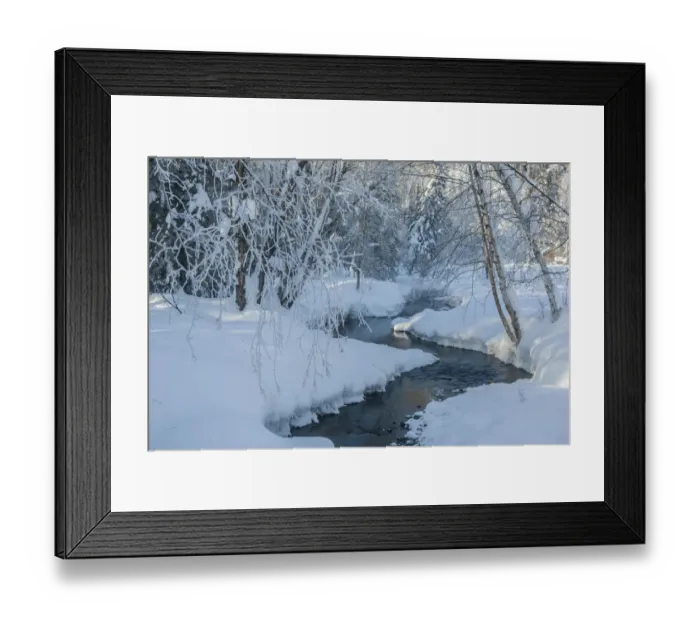 Framed Print : USA, Alaska, Fairbanks. Chena River in winter Framed Print : USA, Alaska, Fairbanks. Chena River in winter