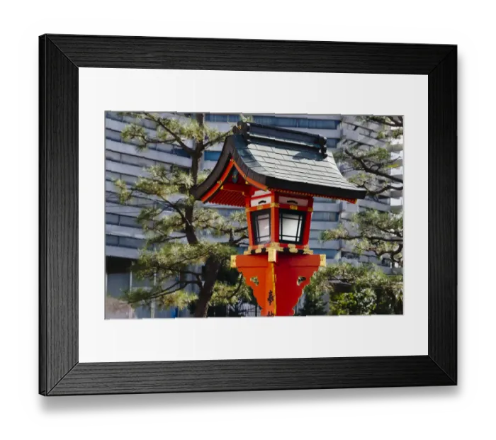 Framed Print : Red lantern in Fushimi Inari Shrine, Kyoto, Japan Framed Print : Red lantern in Fushimi Inari Shrine, Kyoto, Japan