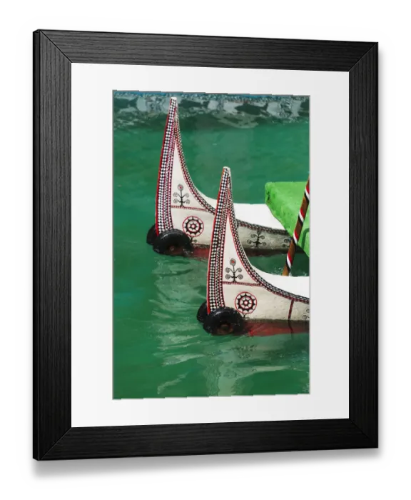 Framed Print : Aboriginal peoples canoe, Sun Moon Lake, Taiwan Framed Print : Aboriginal peoples canoe, Sun Moon Lake, Taiwan