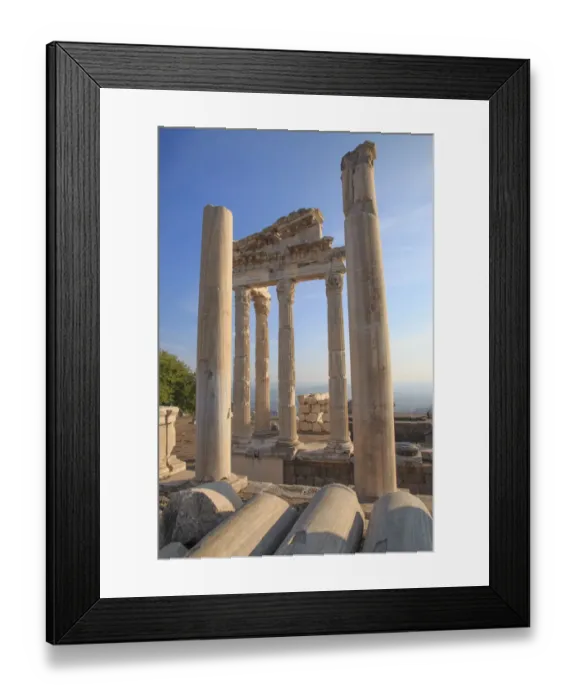 Framed Print : Turkey, Izmir Province, Bergama, Pergamon Framed Print : Turkey, Izmir Province, Bergama, Pergamon