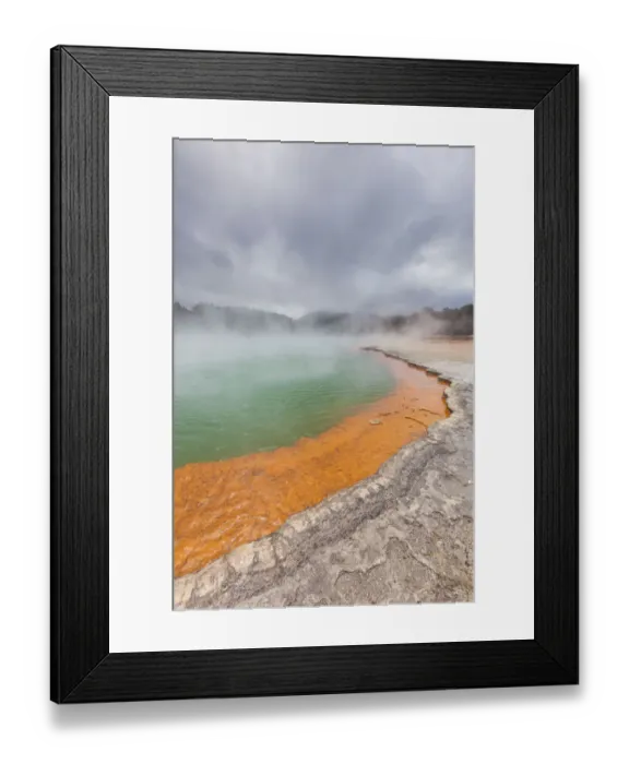 Framed Print : New Zealand, North Island, Waiotapu, Waiotapu Thermal Wonderland, Champagne Pool Framed Print : New Zealand, North Island, Waiotapu, Waiotapu Thermal Wonderland, Champagne Pool