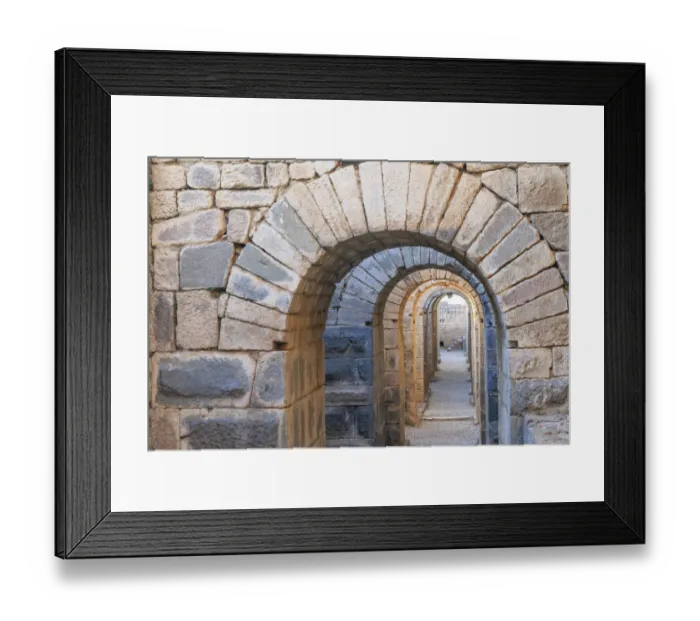 Framed Print : Turkey, Izmir Province, Bergama, Pergamon Framed Print : Turkey, Izmir Province, Bergama, Pergamon