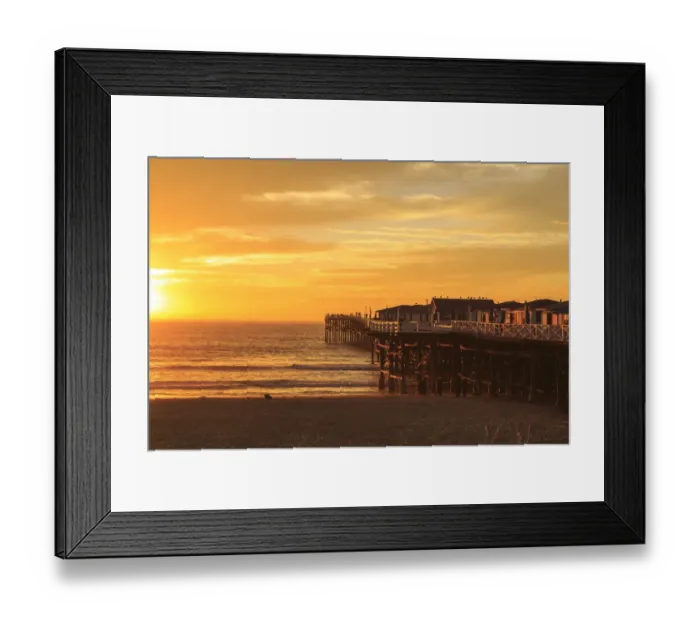 Framed Print : Pacific Beach, San Diego, CA Framed Print : Pacific Beach, San Diego, CA