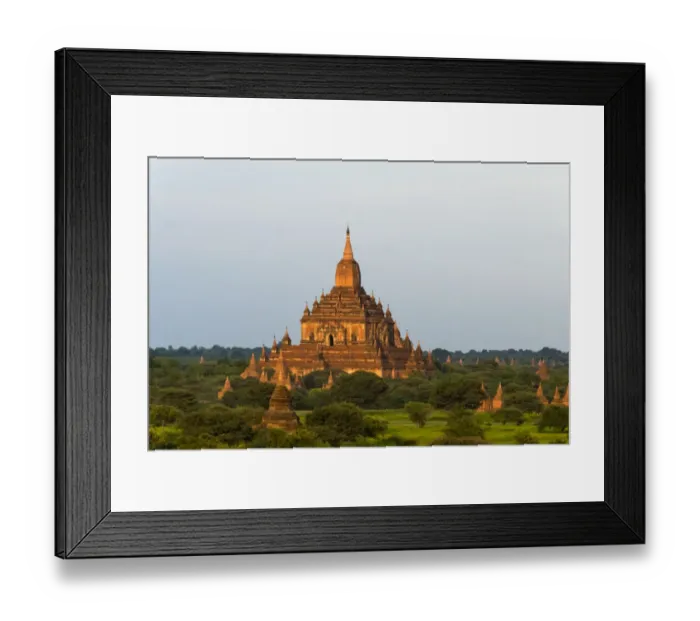 Framed Print : Htilominlo Temple, Bagan, Mandalay Region, Myanmar