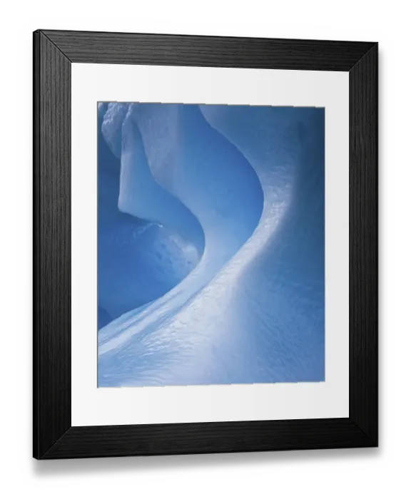 Framed Print : Antarctica, Blue ice, fine art, close-up Framed Print : Antarctica, Blue ice, fine art, close-up