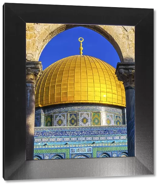 Dome of the Rock Islamic Mosque Temple Mount Jerusalem Israel