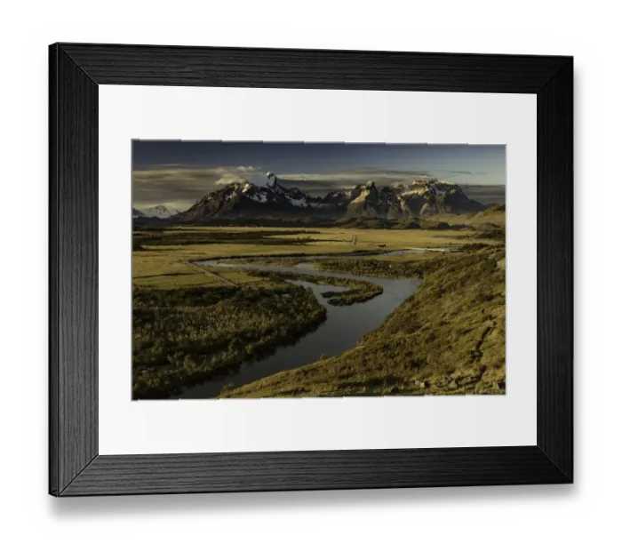 Framed Print : Cuernos del Paine (Horns of Paine) at sunset, Torres del Paine National Park, Chile Framed Print : Cuernos del Paine (Horns of Paine) at sunset, Torres del Paine National Park, Chile