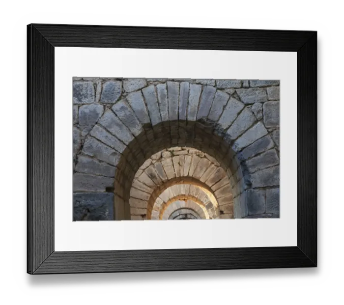 Framed Print : Turkey, Izmir Province, Bergama, Pergamon