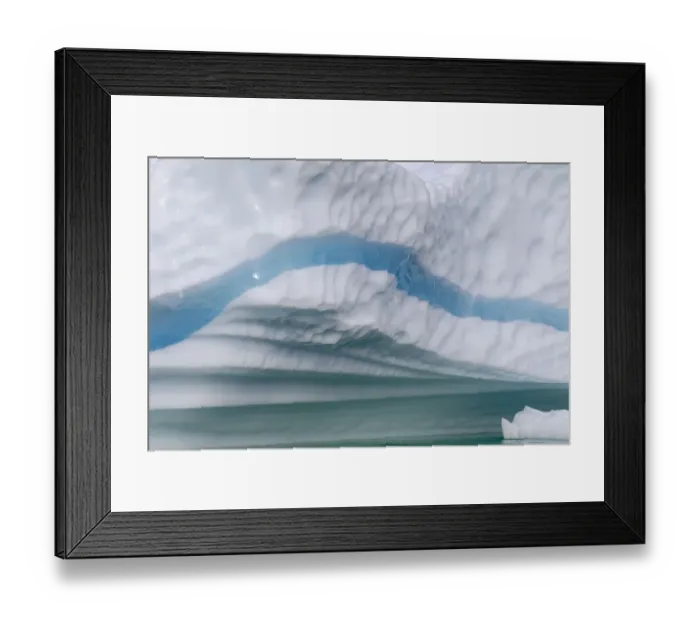 Framed Print : Icebergs drifting in the fjords of southern greenland. America, North America, Greenland