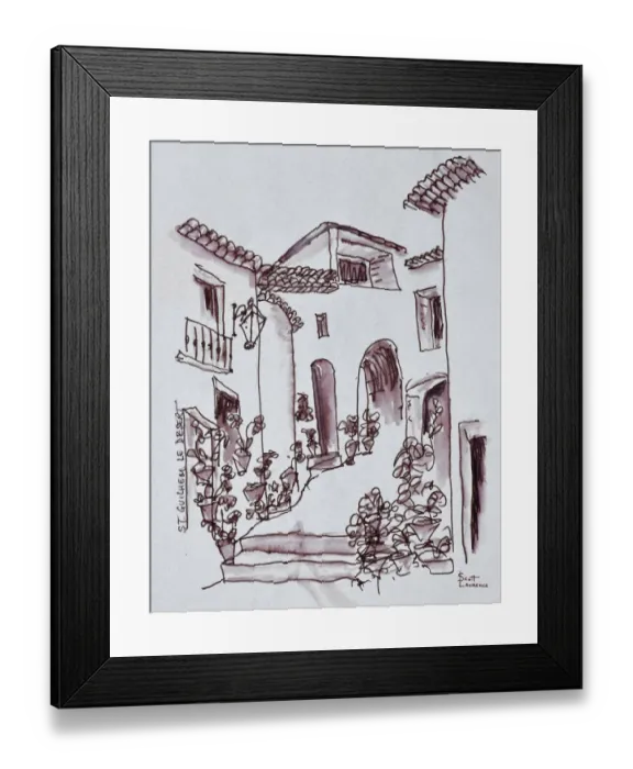Framed Print : Artwork by Scott Lawrence