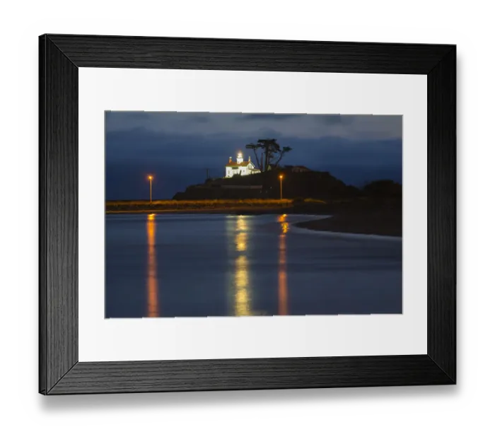 Framed Print : CA, Crescent City, Battery Point Lighthouse Framed Print : CA, Crescent City, Battery Point Lighthouse