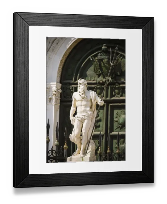 Framed Print : Neptune statue at the entrance to the Arsenal, Venice, Veneto, Italy Framed Print : Neptune statue at the entrance to the Arsenal, Venice, Veneto, Italy