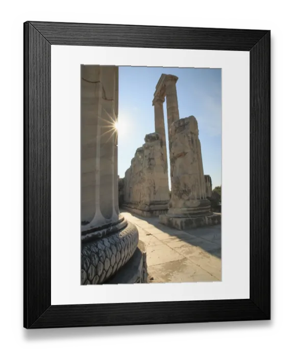 Framed Print : Turkey, west coast, Didyma, a sacred site of the ancient world. Its Temple of Apollo Framed Print : Turkey, west coast, Didyma, a sacred site of the ancient world. Its Temple of Apollo