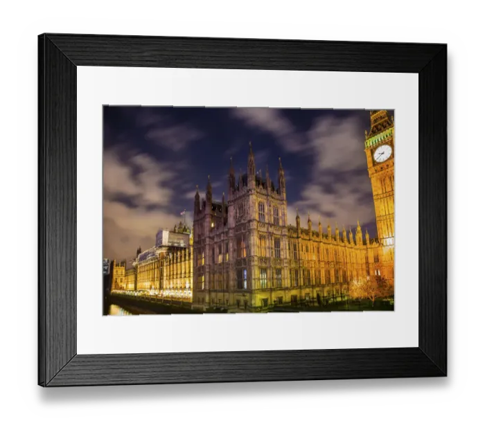 Framed Print : Big Ben Tower Westminster Bridge Thames River Night Houses of Parliament Westminster London England Framed Print : Big Ben Tower Westminster Bridge Thames River Night Houses of Parliament Westminster London England