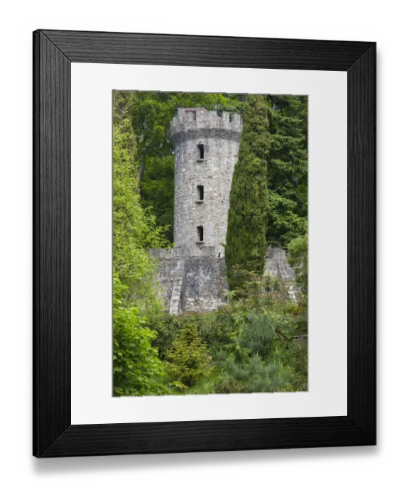 Framed Print : Ireland, County Wicklow, Enniskerry, Powerscourt Estate, Tower Valley Framed Print : Ireland, County Wicklow, Enniskerry, Powerscourt Estate, Tower Valley