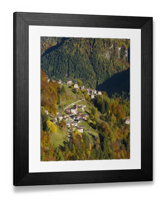 Framed Print : San Tomaso Agordino in the Dolomites of the Veneto Framed Print : San Tomaso Agordino in the Dolomites of the Veneto