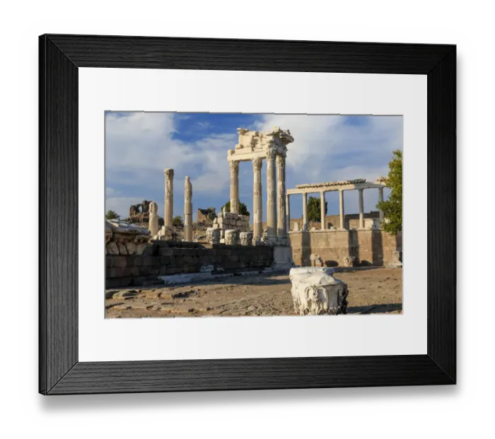 Framed Print : Turkey, Izmir Province, Bergama, Pergamon Framed Print : Turkey, Izmir Province, Bergama, Pergamon