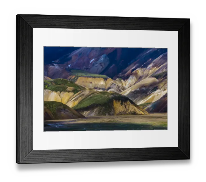 Framed Print : Landmannalaugar Mountains, Iceland