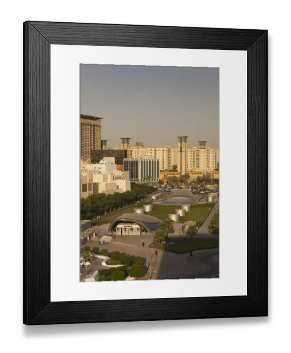 Framed Print : UAE, Dubai, Deira, Union Square, elevated view Framed Print : UAE, Dubai, Deira, Union Square, elevated view