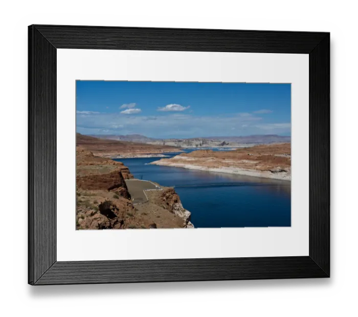 Framed Print : North America, USA, Arizona, Page, Lake Powell Vistas, From Wahweap Overlook Framed Print : North America, USA, Arizona, Page, Lake Powell Vistas, From Wahweap Overlook