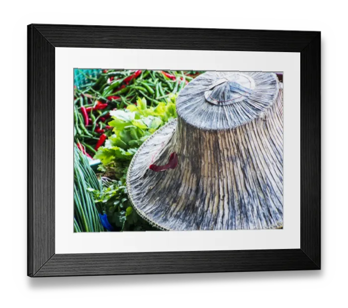 Framed Print : Southeast Asia; Thailand; Damnoen; Damnoen Saduak Floating Market with Vendor Display Framed Print : Southeast Asia; Thailand; Damnoen; Damnoen Saduak Floating Market with Vendor Display