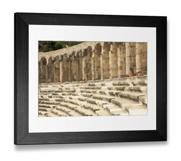 Framed Print : Turkey, Anatolia, Aspendos, second century Roman theatre, built by Emperor Marcus Framed Print : Turkey, Anatolia, Aspendos, second century Roman theatre, built by Emperor Marcus