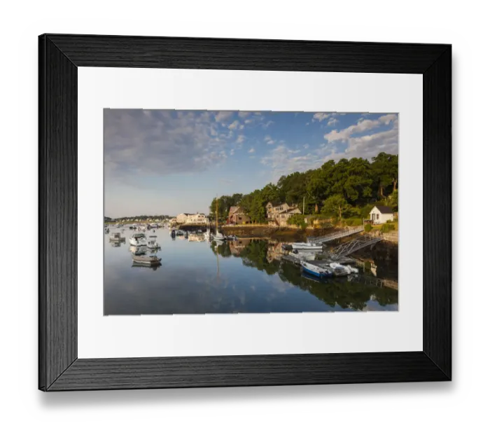 Framed Print : USA, Massachusetts, Cape Ann, Annisquam, Lobster Cove