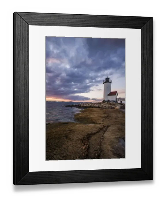 Framed Print : USA, Massachusetts, Cape Ann, Gloucester, Annisquam Lighthouse