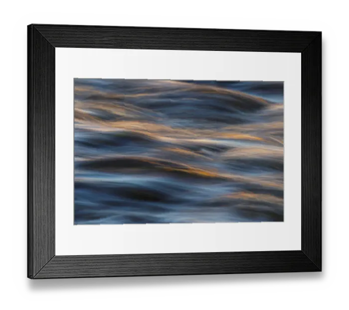 Framed Print : Water flowing in Hurricane River at sunset, Pictured Rocks National Lakeshore, Upper Framed Print : Water flowing in Hurricane River at sunset, Pictured Rocks National Lakeshore, Upper