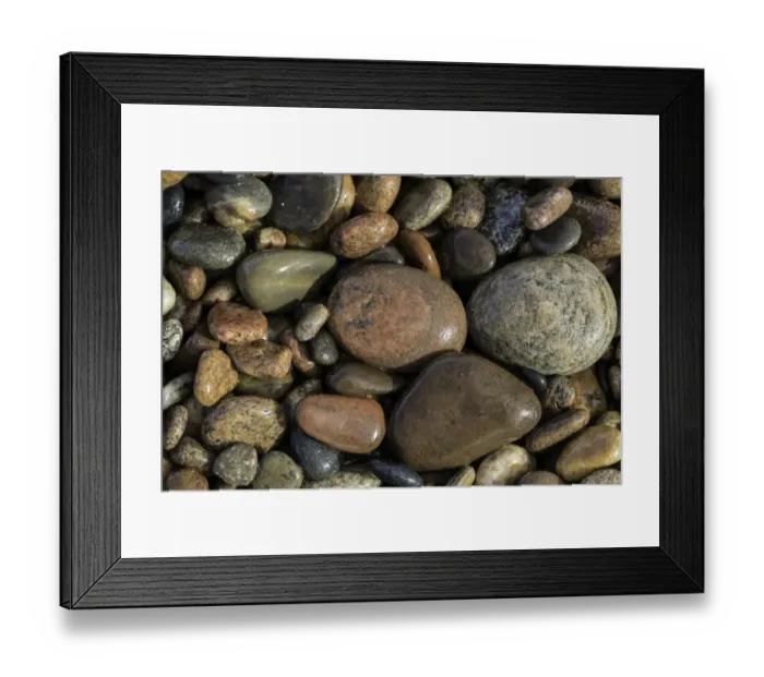 Framed Print : Smooth granite pebbles on beach of Lake Superior, Whitefish Point, Upper Peninsula Framed Print : Smooth granite pebbles on beach of Lake Superior, Whitefish Point, Upper Peninsula