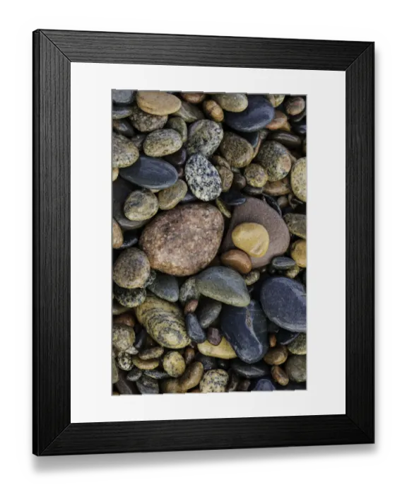 Framed Print : Smooth granite pebbles on beach of Lake Superior, Whitefish Point, Upper Peninsula Framed Print : Smooth granite pebbles on beach of Lake Superior, Whitefish Point, Upper Peninsula
