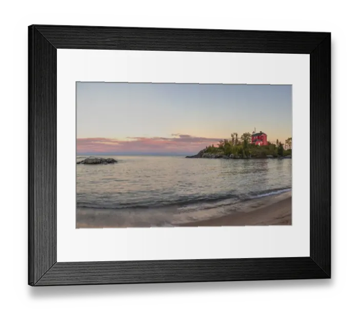 Framed Print : Panormaic of the Marquette Harbor Lighthouse on Lake Superior in Marquette, Michigan USA Framed Print : Panormaic of the Marquette Harbor Lighthouse on Lake Superior in Marquette, Michigan USA