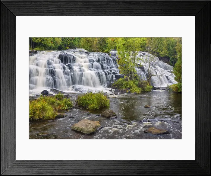 Framed Print : Michigan, Ontonagon County, Bond Falls