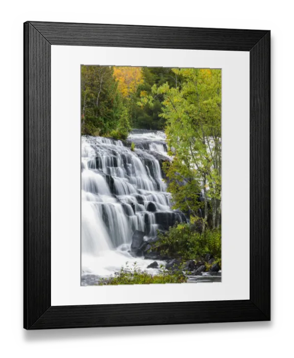 Framed Print : Michigan, Ontonagon County, Bond Falls Framed Print : Michigan, Ontonagon County, Bond Falls