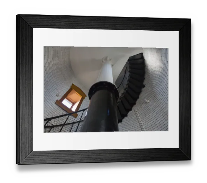 Framed Print : MN, Lake Superior North Shore, Split Rock Lighthouse; 1910, Light tower stairway Framed Print : MN, Lake Superior North Shore, Split Rock Lighthouse; 1910, Light tower stairway