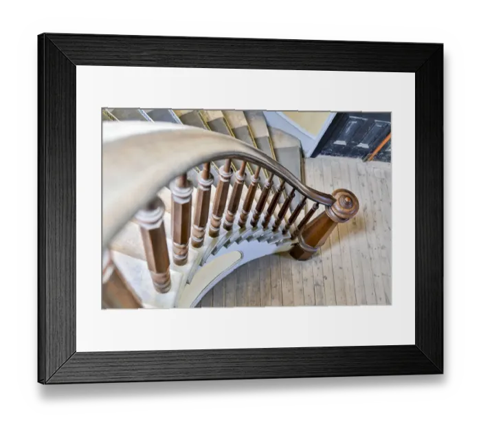 Framed Print : United States, Montana, Bannack, Bannack State Park, Staircase in the Hotel Meade Framed Print : United States, Montana, Bannack, Bannack State Park, Staircase in the Hotel Meade