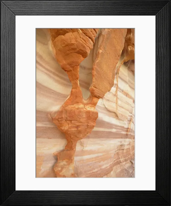 Framed Print : USA, Nevada, Valley of Fire State Park, Sculpted red sandstone
